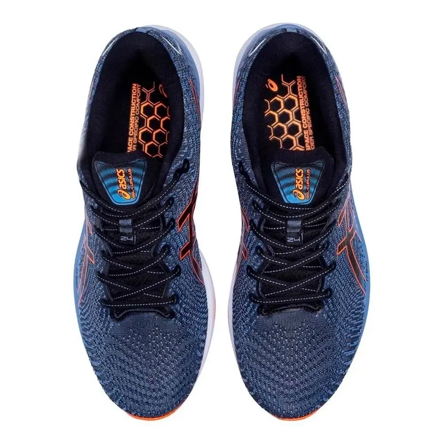 Imagen 2 de 4 de Zapatillas Asics Gel Cumulus 24-NEGRO/CELESTE/NARANJA