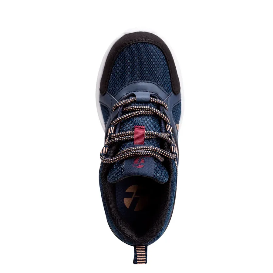 Imagen 3 de 5 de Zapatillas Topper Chalpa Kids-MARINO/NEGRO