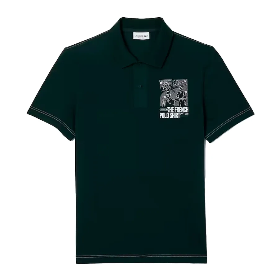Imagen 2 de 3 de Remera Lacoste -VERDE MILITAR