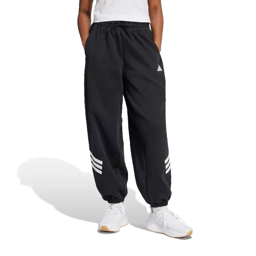 Imagen 1 de 5 de Pantalón adidas Parachute Future Icons 3 Tiras-NEGRO/BLANCO