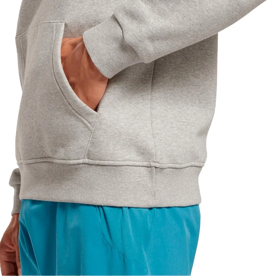 Imagen 3 de 4 de Buzo Reebok Stacked Logo Hood-GRIS/NEGRO