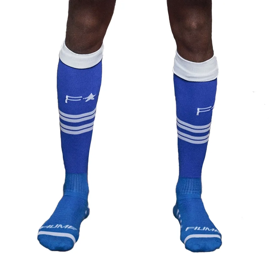 Imagen 0 de 2 de Medias Fiume Sport Oficiales 23 Godoy Cruz-AZUL/BLANCO