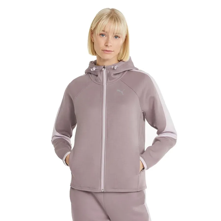 Imagen 1 de 6 de Campera Puma Evostripe Full-Zip-LILA