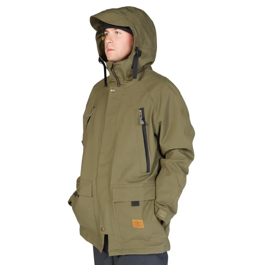 Imagen 3 de 8 de Campera Dc Snow Stealth Parka-VERDE OLIVA