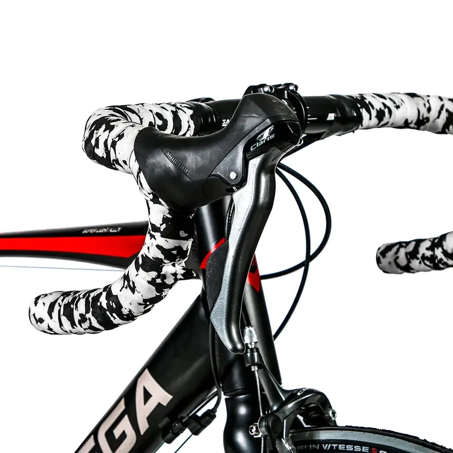 Imagen 2 de 5 de Bicicleta TopMega Ruta Harrier 16V-NEGRO/ROJO