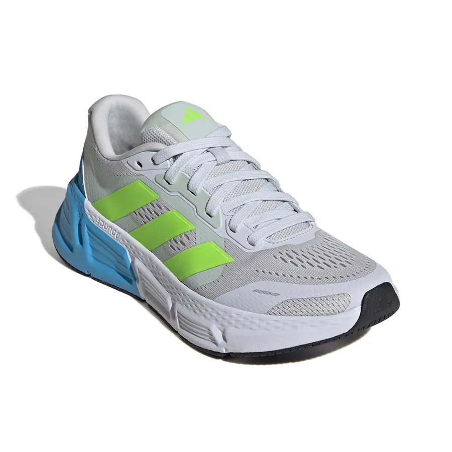 Imagen 2 de 7 de Zapatillas adidas Questar 2-GRIS/TURQUESA/LIMA