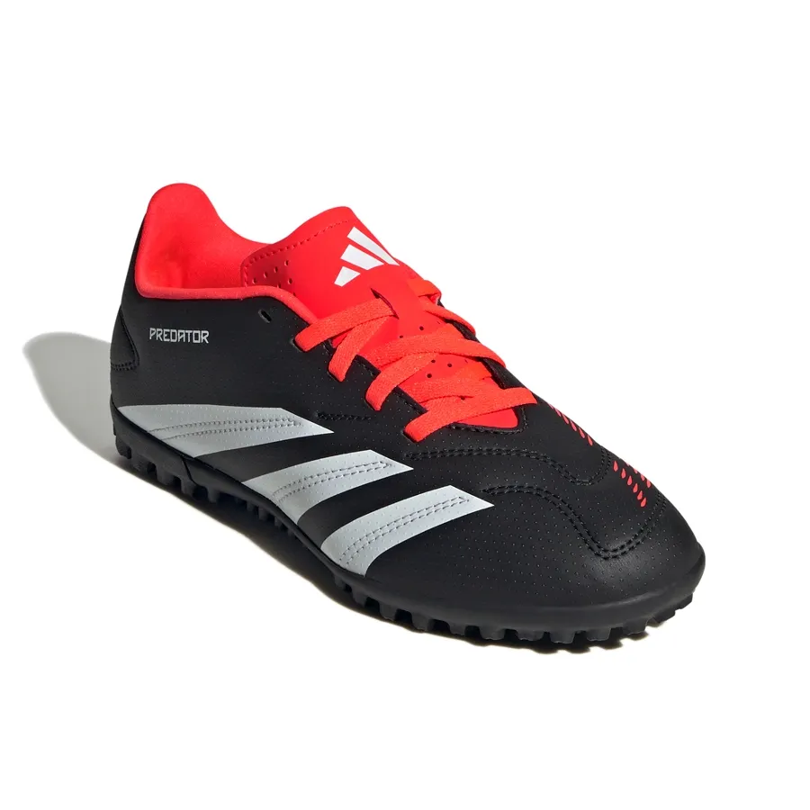 Imagen 4 de 8 de Botines adidas Predator Club Tf Junior-NEGRO/NARANJA/BLANCO
