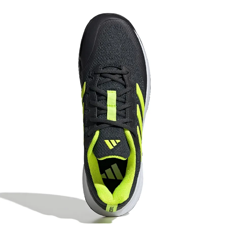 Imagen 3 de 7 de Zapatillas adidas Gamecourt 2-GRAFITO/AMARILLO FLUOR