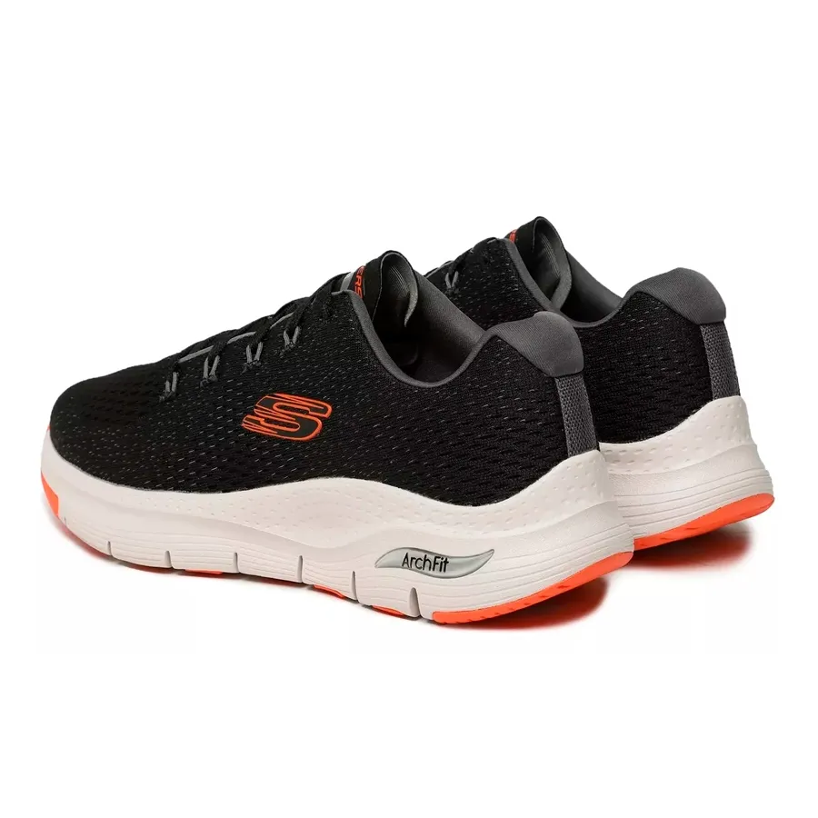 Imagen 3 de 5 de Zapatillas Skechers Arch Fit D Lux-NEGRO/NARANJA