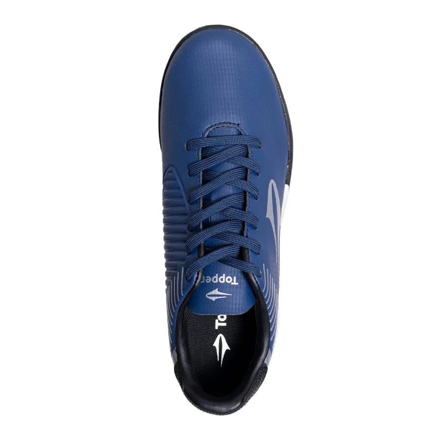 Imagen 3 de 5 de Zapatillas Topper Stingray II Match 1 Tf-AZUL/PLATA