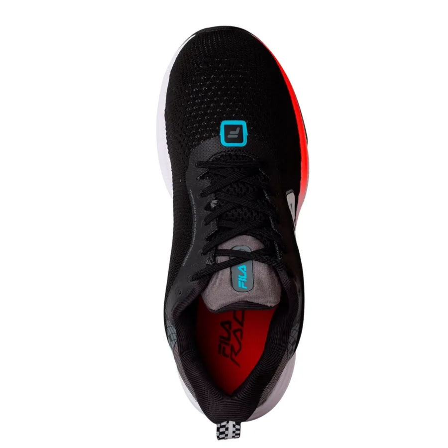 Imagen 4 de 5 de Zapatillas Fila Racer One-NEGRO/TURQUESA/CORAL