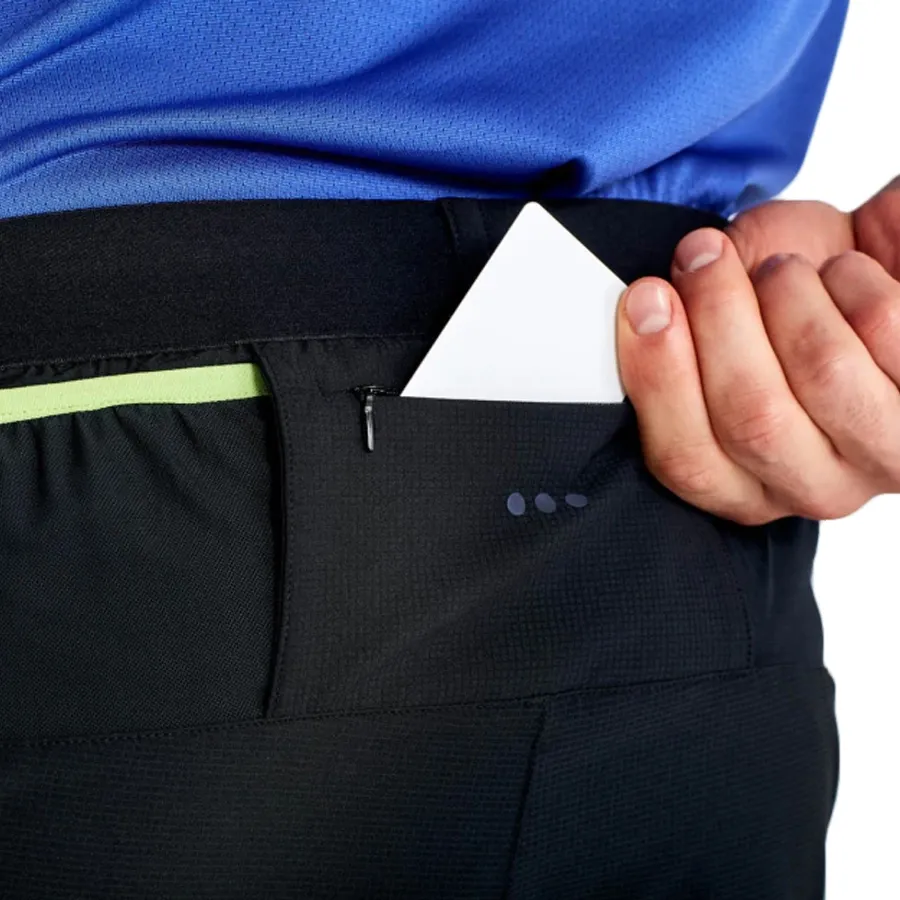 Imagen 4 de 6 de Shorts Saucony Explorer Utility 6-NEGRO