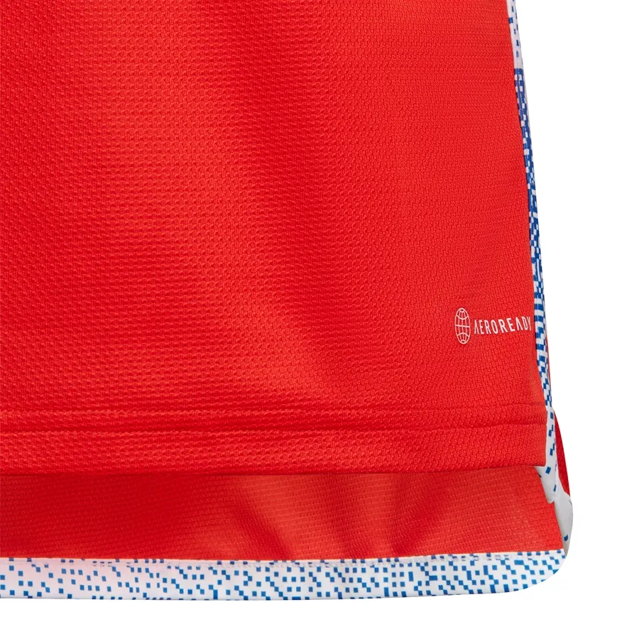 Imagen 3 de 4 de Camiseta adidas Titular Chile 22/23-ROJO/AZUL