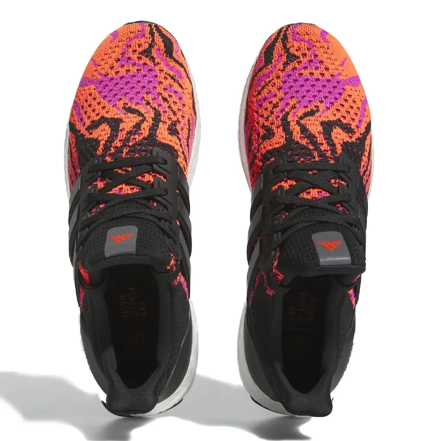 Imagen 3 de 5 de Zapatillas adidas Ultraboost 1.0-NEGRO/NARANJA FLUOR/LILA