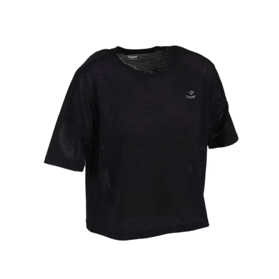 Imagen 0 de 2 de Remera Topper Mc Wmn Trng Light Ii-NEGRO