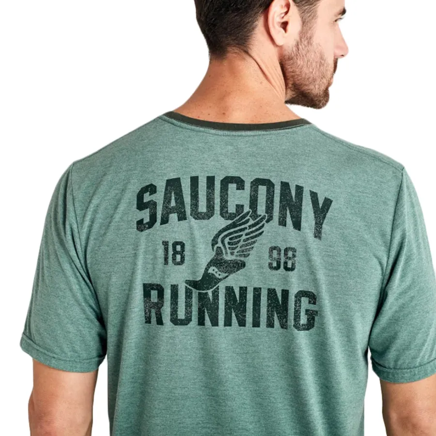 Imagen 4 de 5 de Remera Saucony Rested-VERDE