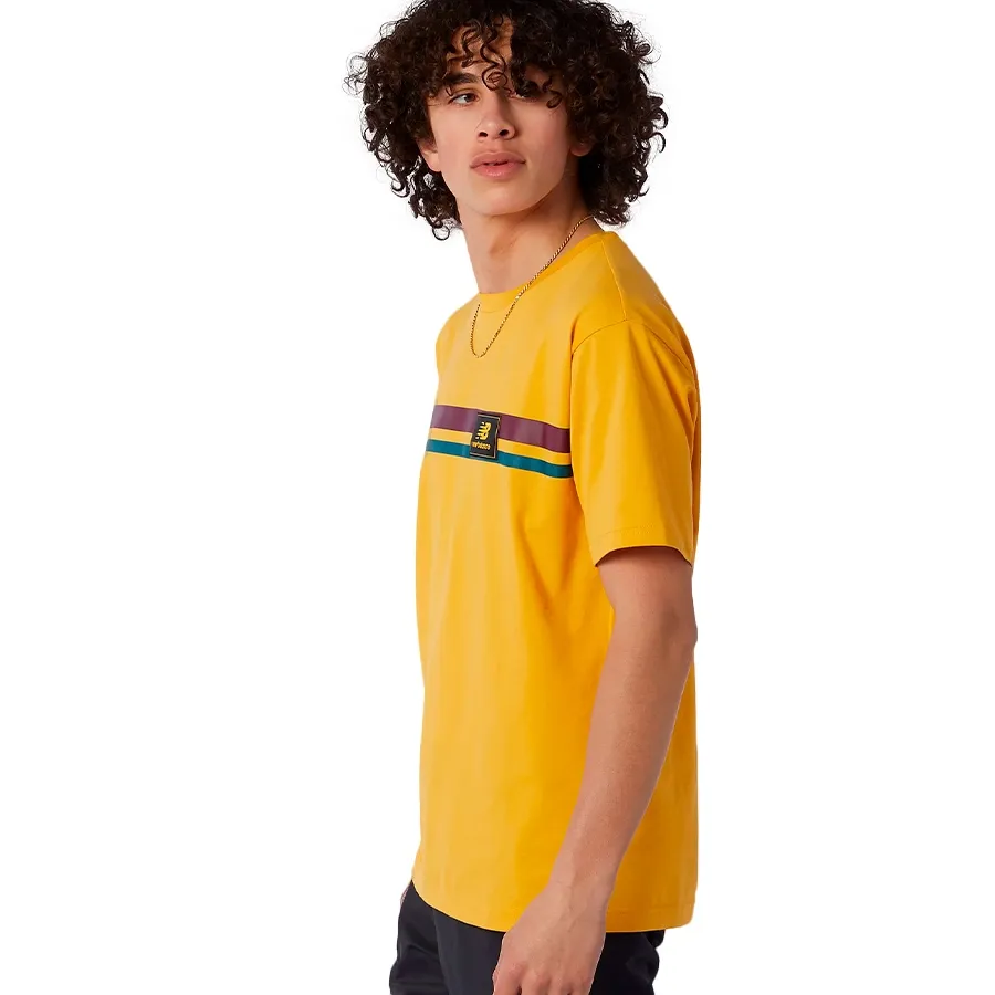 Imagen 1 de 4 de Remera New Balance Athletics Hig-AMARILLO