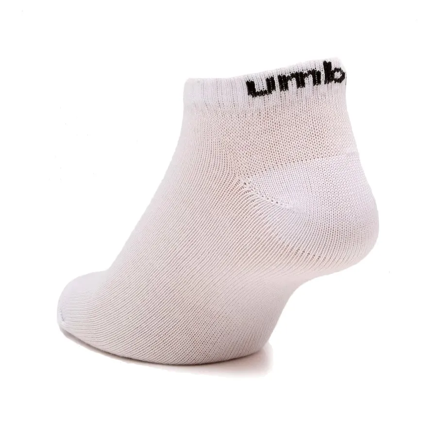 Imagen 1 de 4 de Medias Umbro soquete pack x 3 basic-BLANCO/GRIS/NEGRO