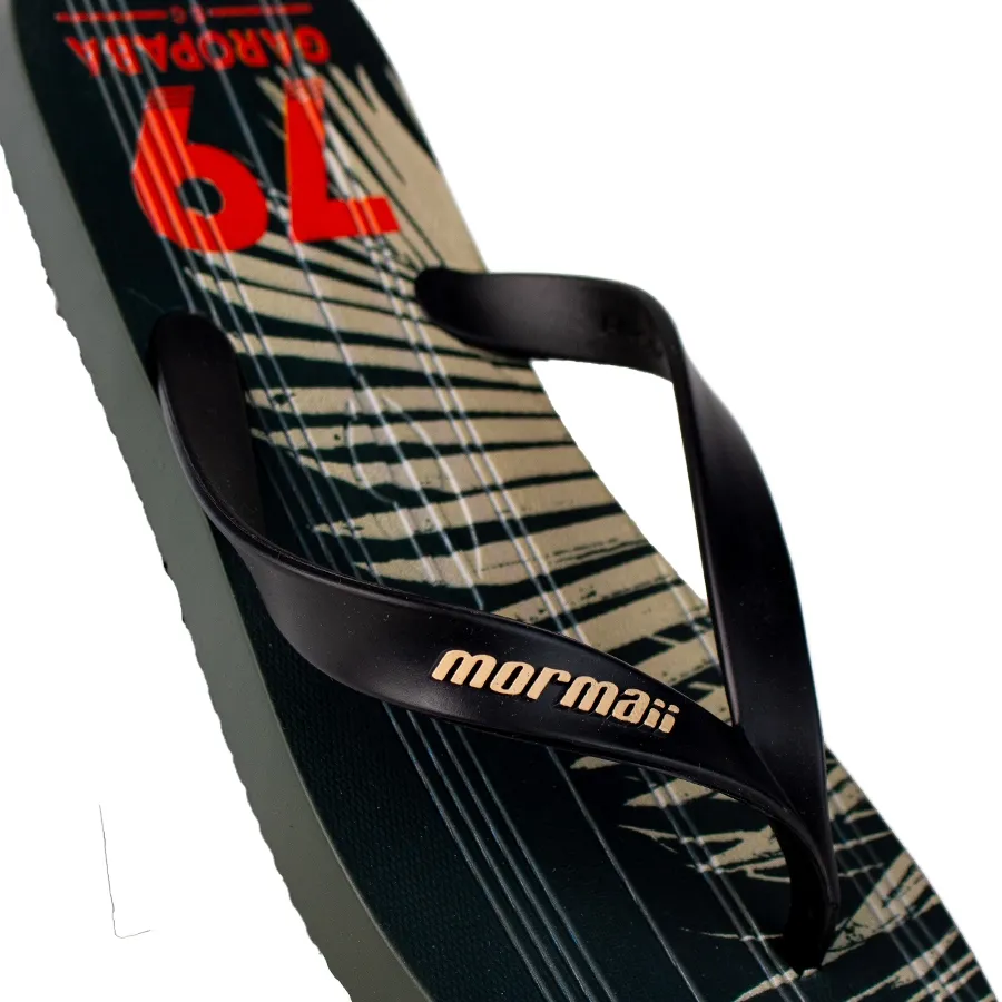 Imagen 2 de 4 de Ojotas Mormaii Tropical Graphics-VERDE/NEGRO