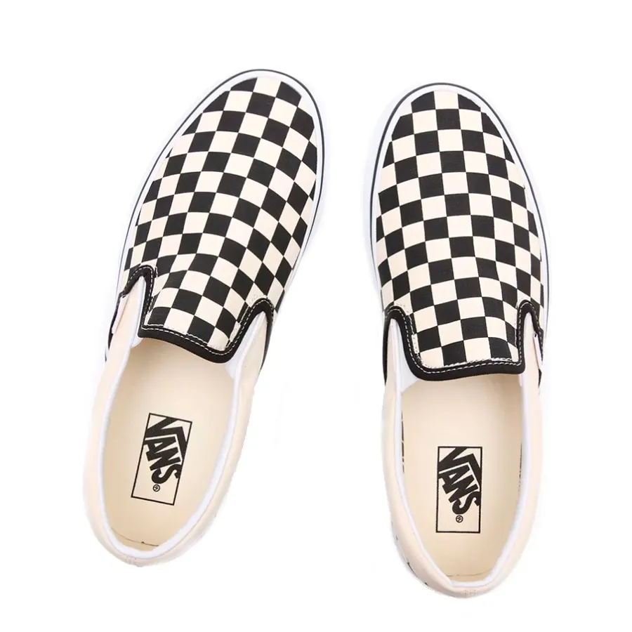 Imagen 4 de 5 de Zapatillas Vans U Classic Slip-ON-BLANCO/NEGRO