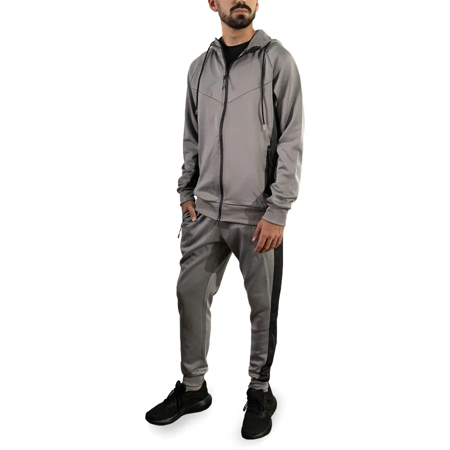 Imagen 1 de 5 de Conjunto Kamp Sport Track Suit-GRIS/NEGRO