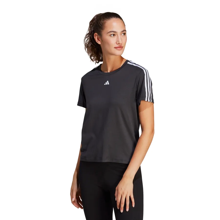 Imagen 1 de 4 de Remera adidas Train Essentials 3 Tiras-NEGRO/BLANCO