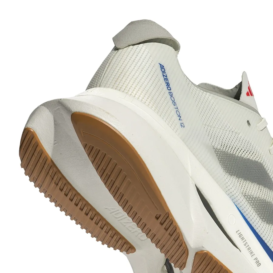 Imagen 6 de 8 de Zapatillas adidas Adizero Boston 12-BLANCO/PLATA