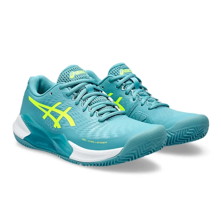 Imagen 1 de 7 de Zapatillas Asics Gel Challenger 14 Clay-VERDE AGUA/LIMA