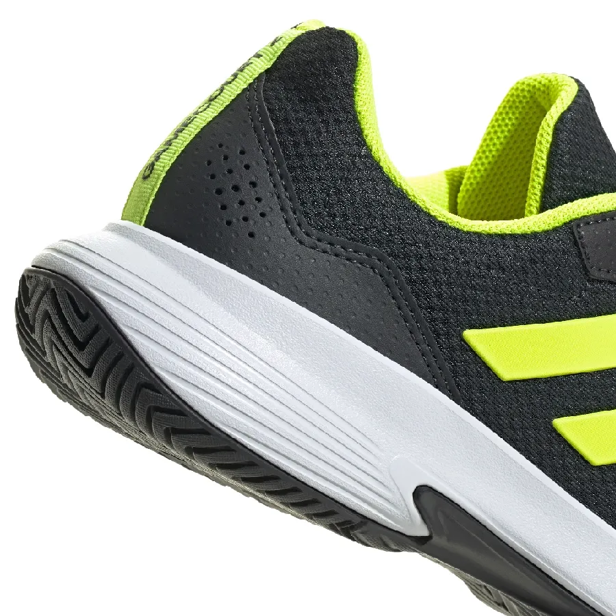 Imagen 5 de 7 de Zapatillas adidas Gamecourt 2-GRAFITO/AMARILLO FLUOR