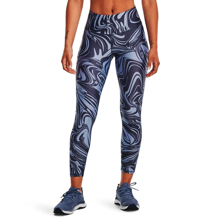 Imagen 2 de 4 de Calza Under Armour Printed Ankle-GRIS/NEGRO