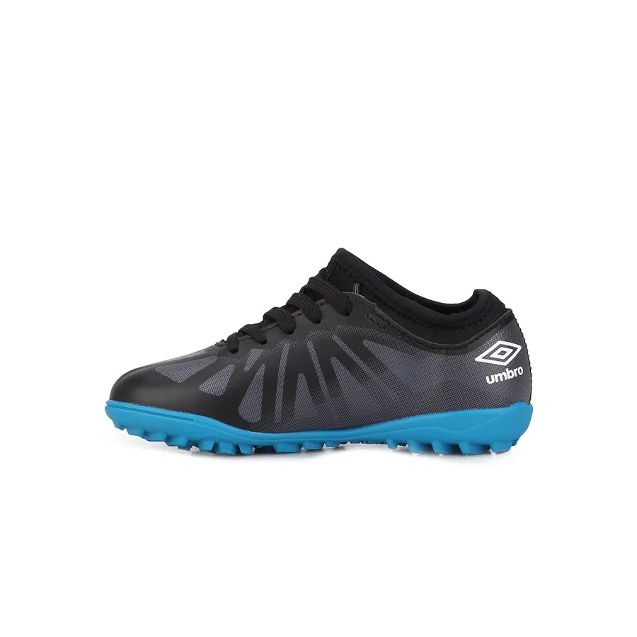 Imagen 1 de 6 de Botines Umbro 125 Sint Velocita 6 Club Jr-NEGRO/BLANCO/VERDE