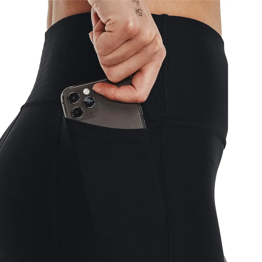 Imagen 2 de 5 de Calza Under Armour Leggings HeatGear Full Length-NEGRO/BLANCO