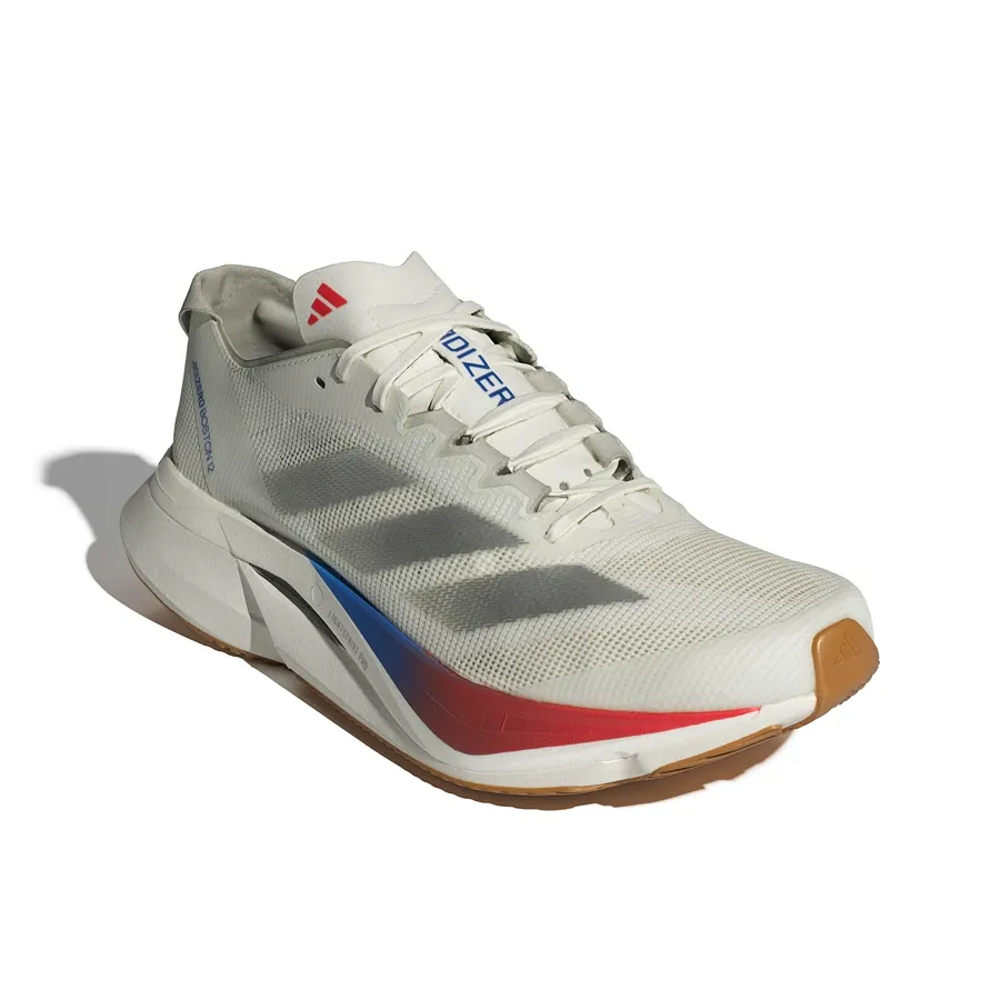Imagen 2 de 8 de Zapatillas adidas Adizero Boston 12-BLANCO/PLATA