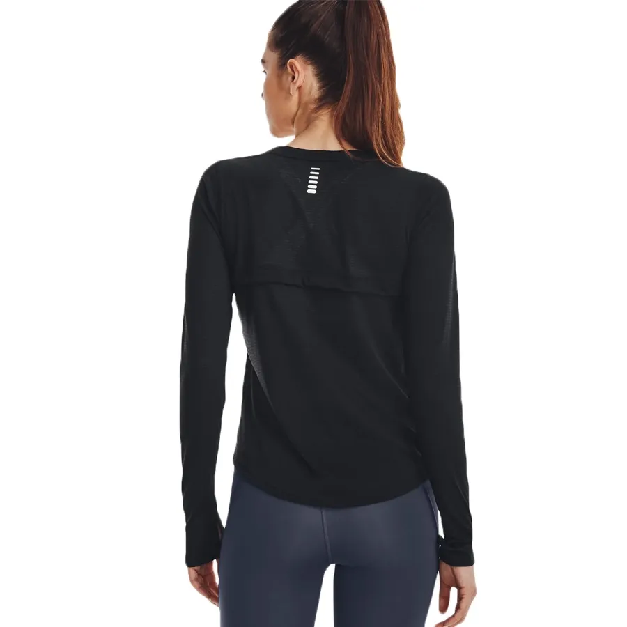 Imagen 3 de 5 de Remera Under Armour Streaker Longsleeve-NEGRO