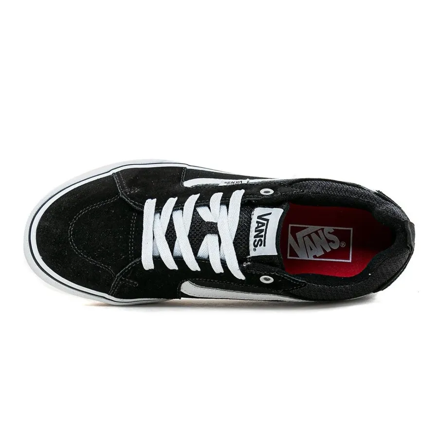 Imagen 4 de 5 de Zapatillas Vans Filmore Suede Canvas-NEGRO/BLANCO