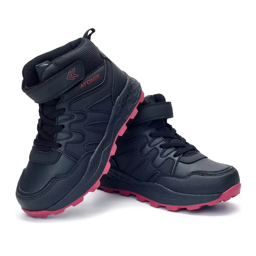 Imagen 3 de 5 de Zapatillas Atomik Glacier 24-NEGRO/ROJO