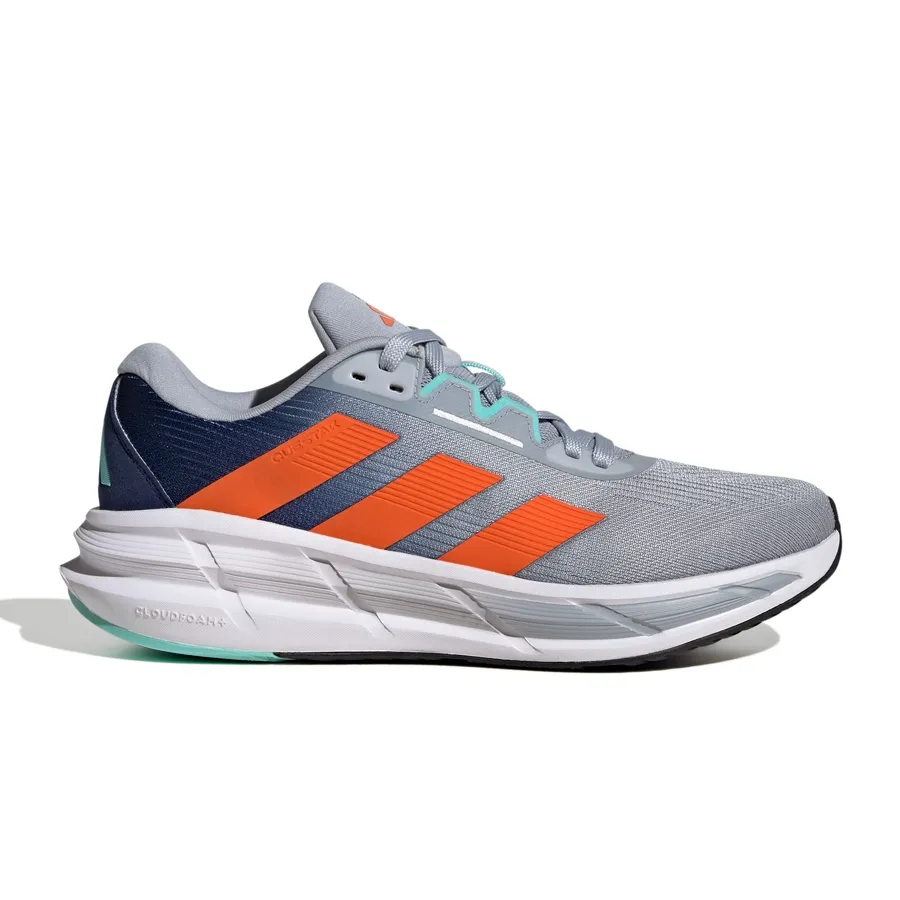 Imagen 0 de 7 de Zapatillas adidas Questar 3-GRIS/NEGRO/NARANJA