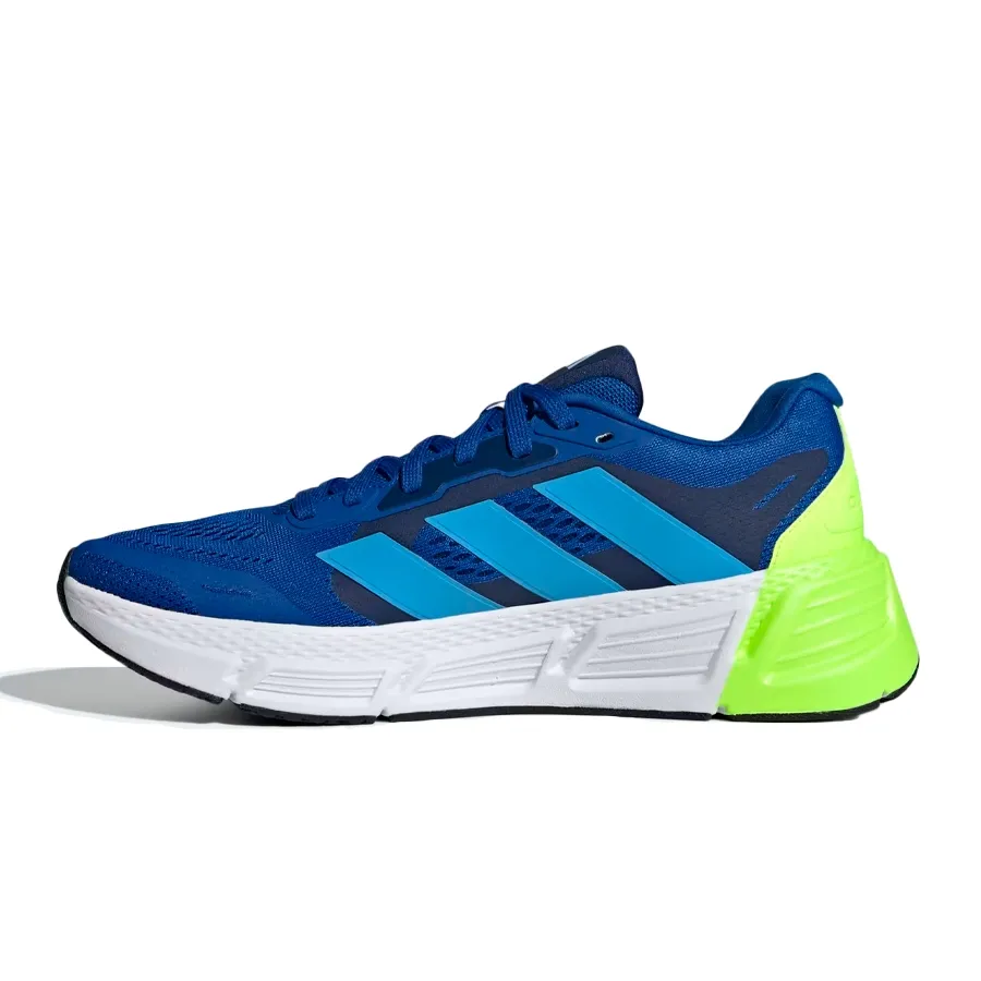 Imagen 2 de 7 de Zapatillas adidas Questar 2-AZUL/CELESTE/VERDE FLUOR