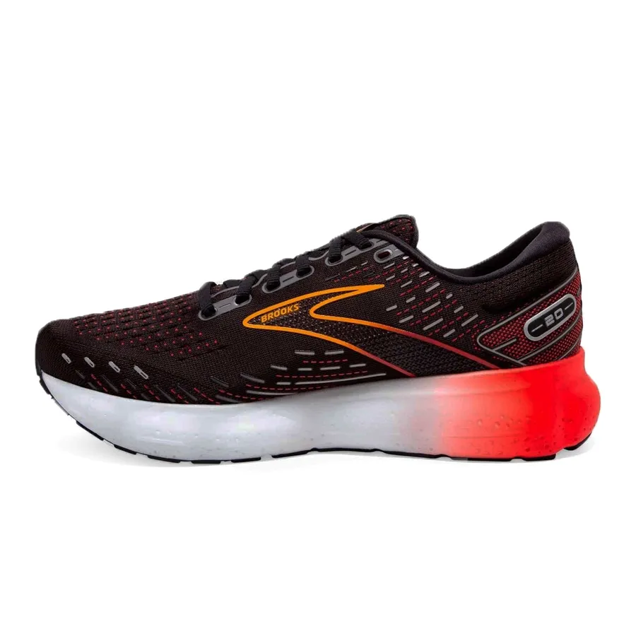 Imagen 2 de 5 de Zapatillas Brooks Glycerin 20-NEGRO/NARANJA/ROJO