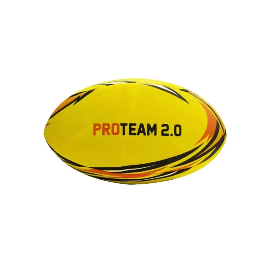 Imagen 1 de 3 de Pelota DRB Rugby Pro Team 2.0-AMARILLO