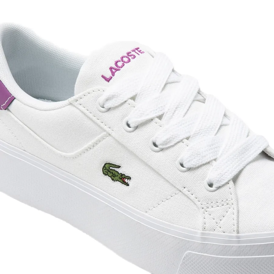 Imagen 5 de 6 de Zapatillas Lacoste Ziane Platform-BLANCO/PURPURA