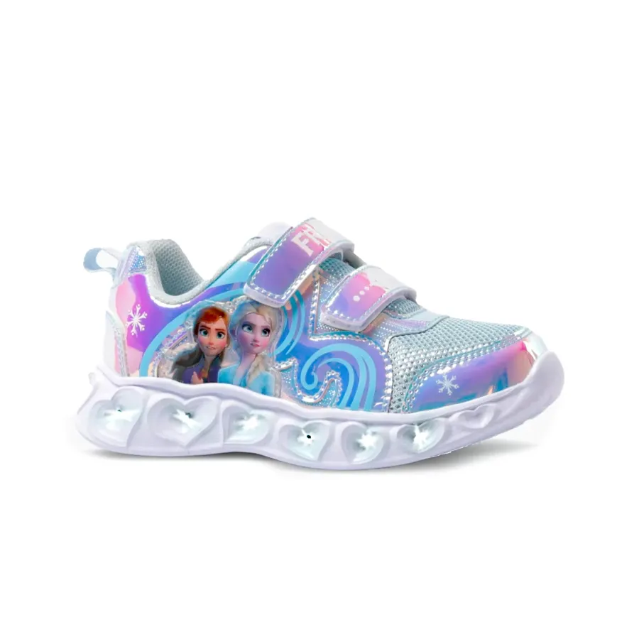 Imagen 0 de 3 de Zapatillas Footy Frozen Tornasol-AQUA/PLATA
