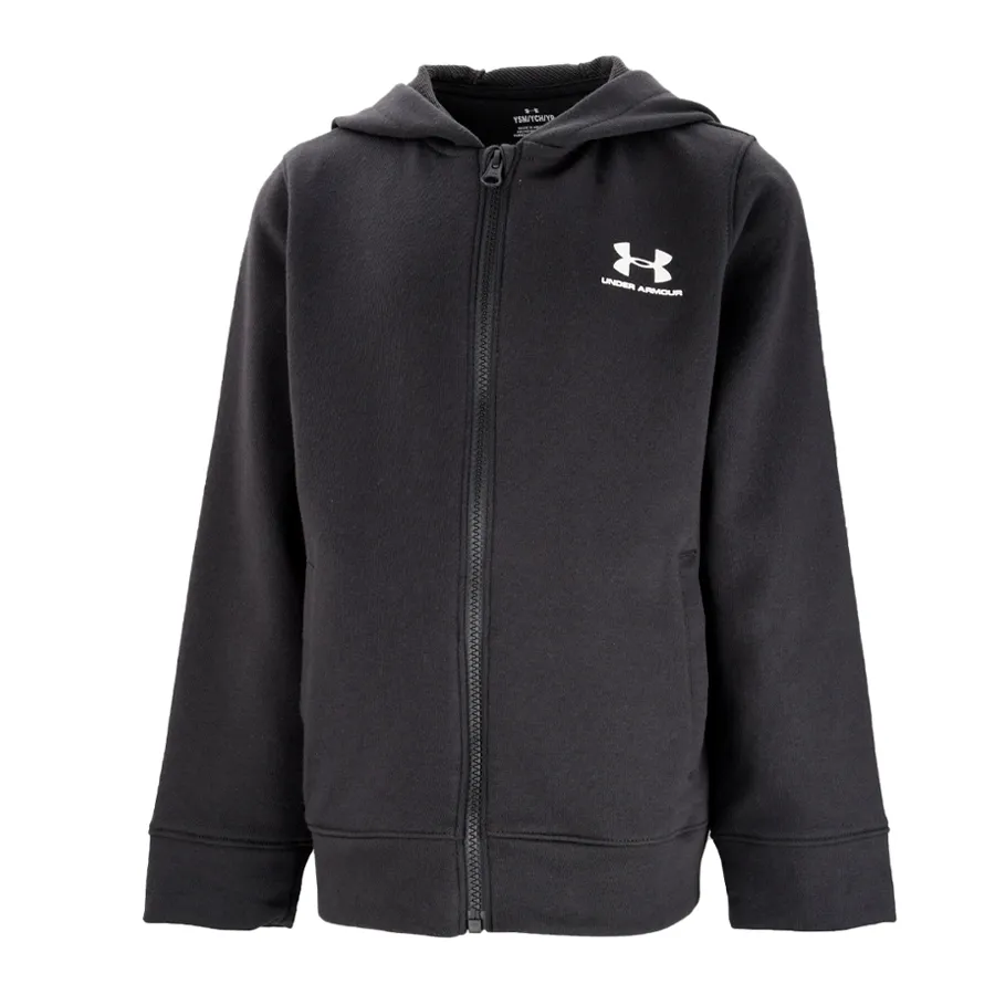 Imagen 0 de 4 de Campera Under Armour Rival Terry Fz Hoodie-NEGRO