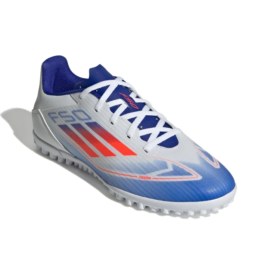 Imagen 1 de 8 de Botines adidas F50 Club Tf-BLANCO/AZUL/NARANJA