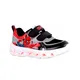 zapatillas-footy-spiderman-NEGRO/PLATA/ROJO
