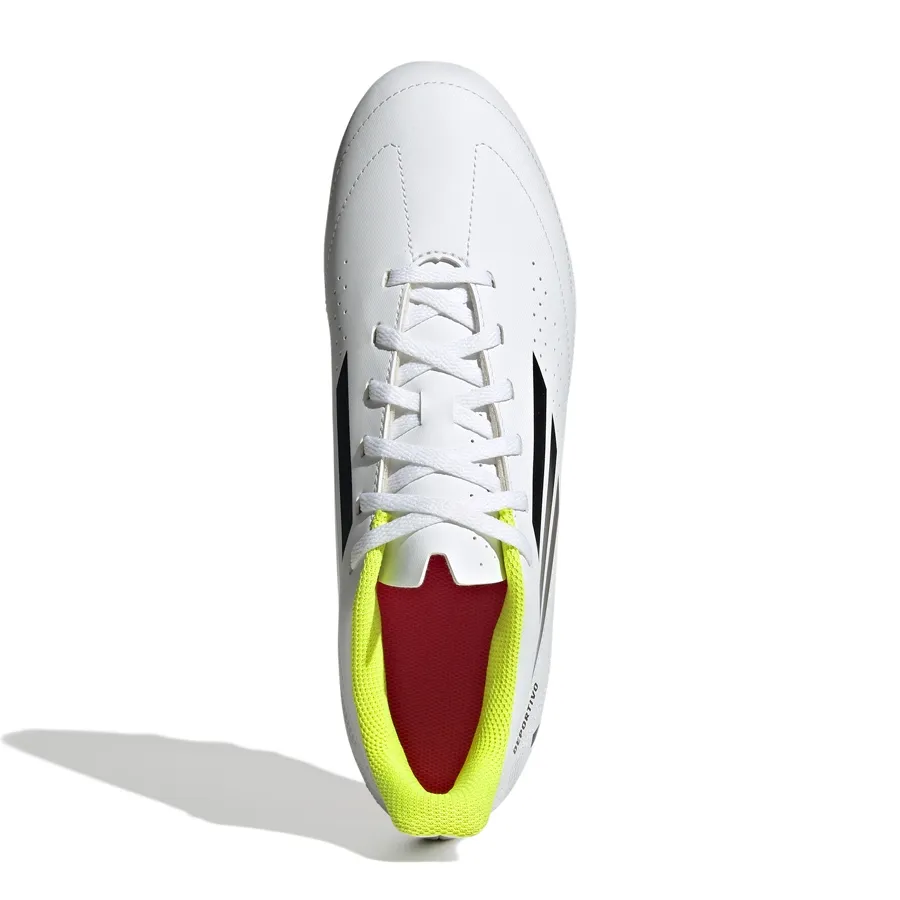 Imagen 3 de 7 de Botines adidas Deportivo III Multiterreno-BLANCO/NEGRO/AMARILLO FLUOR