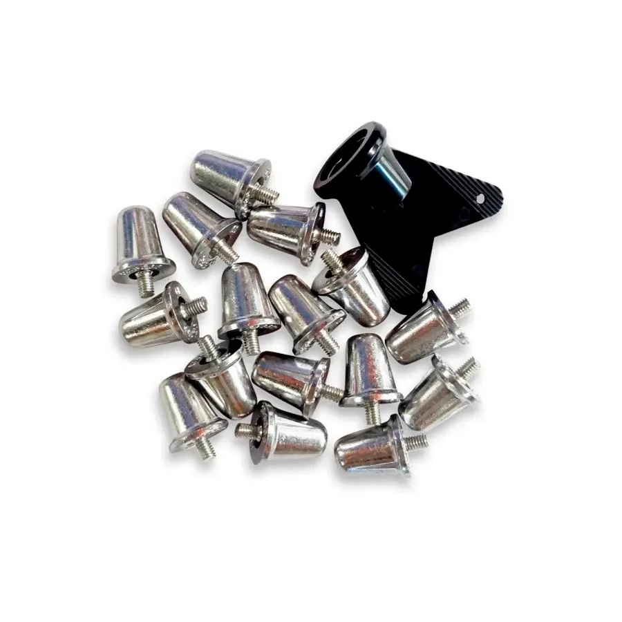 Imagen 0 de 2 de Tapones Rugby Aluminio 18mm X16u DRB-PLATA