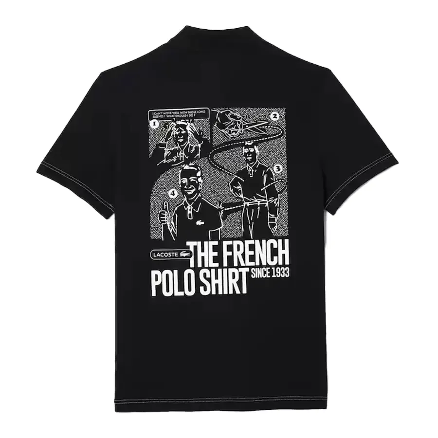 Imagen 1 de 4 de Remera Lacoste -NEGRO