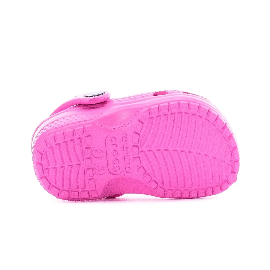 Imagen 4 de 5 de Ojotas Crocs Littles-FUCSIA