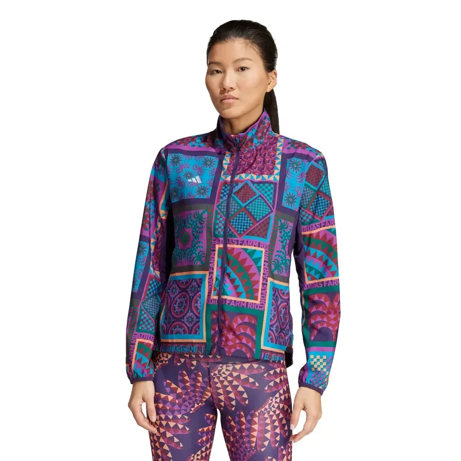 Imagen 4 de 5 de Campera adidas Adizero X Farm-MULTICOLOR